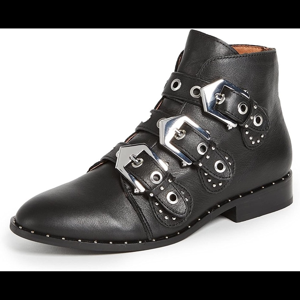 Sol Sana Maxwell Studded Flat Ankle Boots NWOT